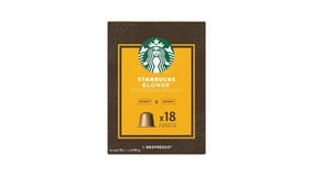 Starbucks Κάψουλες Espresso Blonde Συμβατές με Μηχανή Nespresso 18τεμ