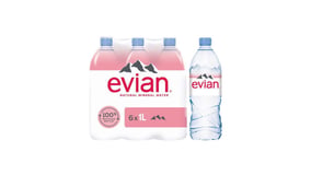 Evian Φυσικό Μεταλλικό Νερό 6x1l