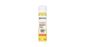Garnier Vitamin C Over Make Up Mist Spray Προσωπου SPF50+ 75ml