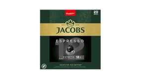 Jacobs Kάψουλες Espresso Ristretto Συμβατές με Μηχανές Nespresso 20τεμ 104g