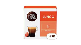 Nescafe Κάψουλες Espresso Lungo Συμβατές με Μηχανές Dolce Gusto 16τεμ 186g