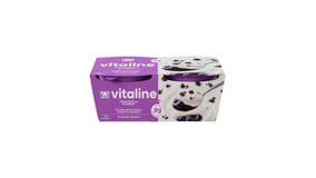 Δέλτα Vitaline Επιδόρπιο Γιαουρτιού Stracciatella Blueberry 2x150g