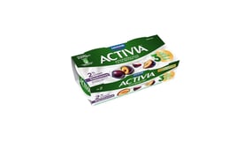Activia Επιδόρπιο Γιαουρτιού 2% με Δαμάσκηνο 2x200g