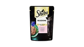 Sheba Selezione Υγρή Τροφή για Γάτες Σολομός σε Σάλτσα 85g