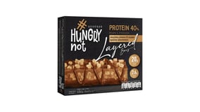 Hungry Not Μπάρες Πρωτεΐνης με 5 Στρώσεις Πραλίνα Φουντουκιού & Σοκολάτα Γάλακτος 3x45g