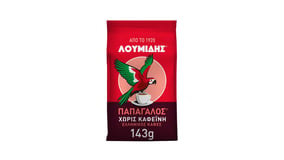 Λουμίδης Παπαγάλος Ελληνικός Καφές Χωρίς Καφεΐνη 143g