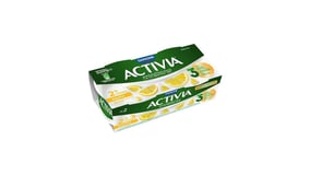 Activia Επιδόρπιο Γιαουρτιού Λεμόνι 2x200g