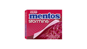 Mentos Τσίχλες Storming Φράουλα Χωρίς Ζάχαρη 33g