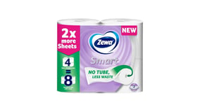 Zewa Smart Χαρτί Υγείας 3 Φύλλα 4τεμ 636g