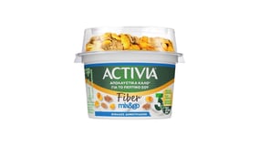 Activia Fiber Mix & Go Επιδόρπιο Γιαουρτιού με Νιφάδες Δημητριακών 163g