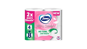 Zewa Ultra Smart Χαρτί Υγείας 4 Φύλλα 4τεμ 880g
