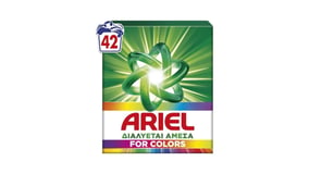 Ariel Απορρυπαντικό Πλυντηρίου Ρούχων σε Σκόνη for Colors 42 Μεζούρες