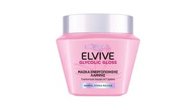 L'oreal Elvive Glycolic Gloss Μάσκα Μαλλιών για Άτονα  Μαλλιά 300ml