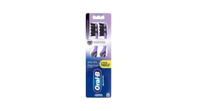 Oral-B Pro 3D White Οδοντόβουρτσα Medium Charcoal Infused Bristles 2τεμ