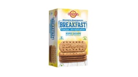 Βιολάντα Breakfast Μπισκότα Δημητριακών Χωρίς Ζάχαρη 180g