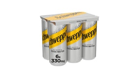 Schweppes Soda Water 6x330ml