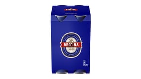 Βεργίνα Μπύρα Lager Κουτί 4x500ml