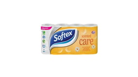 Softex Χαρτί Υγείας 3Φυλλο Scented Care Χαμομήλι 8x78g