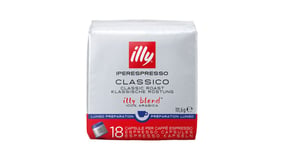 Illy Κάψουλες Espresso Iperespresso Classico Lungo 18τεμ 120.6g