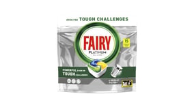 Fairy Platinum All in One Κάψουλες Πλυντηρίου Πιάτων Λεμόνι 15τεμ