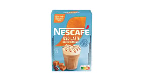 Nescafe Gold Καφές Στιγμιαίος Iced Latte Αλατισμένη Καραμέλα 7τεμ 101.5g