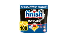 Finish Powerball Ultimate All in1 Ταμπλέτες Πλυντηρίου Πιάτων Λεμόνι 100τεμ