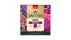 Jacobs Κάψουλες Espresso Origins Guatemala Συμβατές με Μηχανές Nespresso 18τεμ 104g