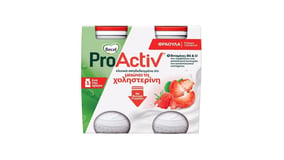 Becel Proactiv Ρόφημα Γιαουρτιού Φράουλα 4x75g