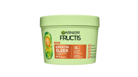 Garnier Fructis Μάσκα Μαλλιών Keratin Sleek για Ατίθασα Ξηρά Μαλλιά 370ml