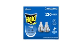 Raid Υγρό Ανταλλακτικό 120 Νύχτες 2x36ml