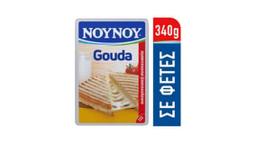 Νουνού Gouda Oλλανδίας Ημίσκληρο Τυρί σε Φέτες 340g