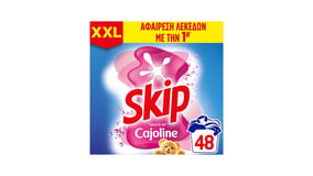 Skip Σκόνη Πλυντηρίου Ρούχων με Άρωμα Cajoline 48μεζ