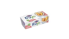 Φάγε Fruyo Επιδόρπιο Γιαουρτιού 0% Λιπαρά Ροδάκινο Χωρίς Γλουτένη 2x150g