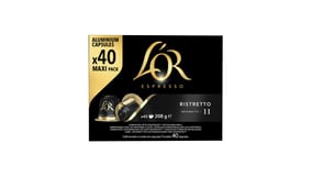 L'OR Κάψουλες Espresso Ristretto Συμβατές με Μηχανές Nespresso 40τεμ 502g