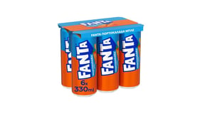 Fanta Πορτοκαλάδα χωρίς Ανθρακικό 6x330ml