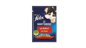 Felix Αgail Υγρή Τροφή Για Γάτες Με Μοσχάρι σε Ζελέ 85g