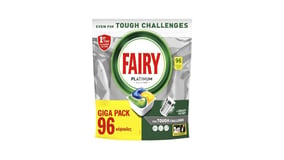 Fairy Platinum Κάψουλες Πλυντηρίου Πιάτων Λεμόνι Giga 96τεμ