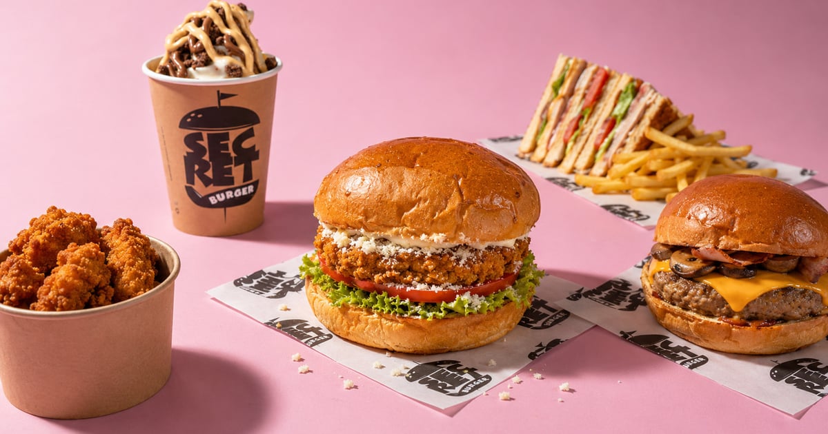 Secret burger - Ζωγράφου | Online Delivery Burgers